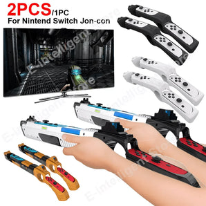 Gun shape handgrip feeling joystick for nintendo switch 2/1pcs