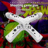 Gun shape handgrip feeling joystick for nintendo switch 2/1pcs