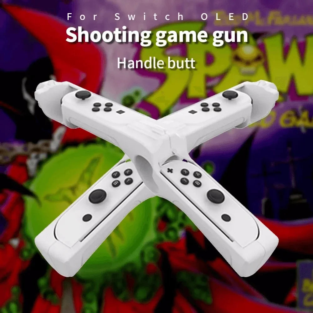 Gun shape handgrip feeling joystick for nintendo switch 2/1pcs - console | nintendo essentials