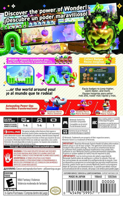 Super mario bros. ™ wonder - nintendo switch - nintendo games