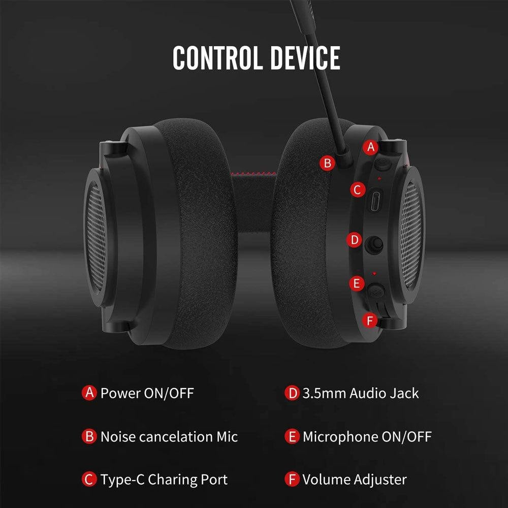 Nubwo g03 2.4g wireless gaming headset - Fun Touch