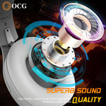 Ocg gaming headset dual wireless lossless 2.4g bluetooth gaming headphones