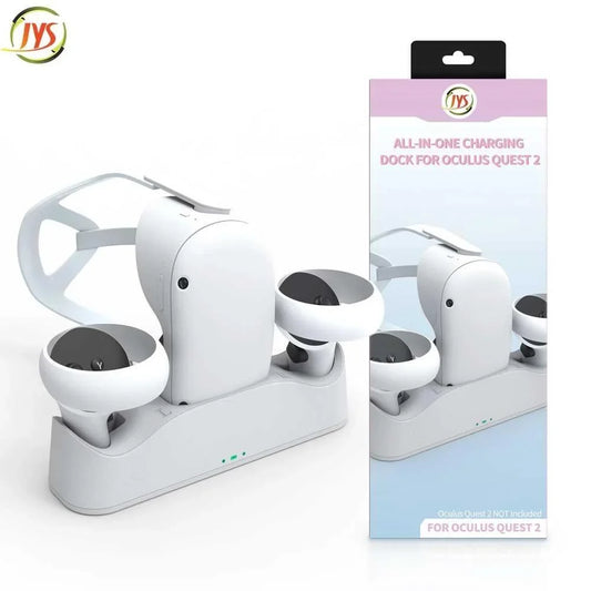 Charging station and display stand for oculus quest 2 jys-oc003