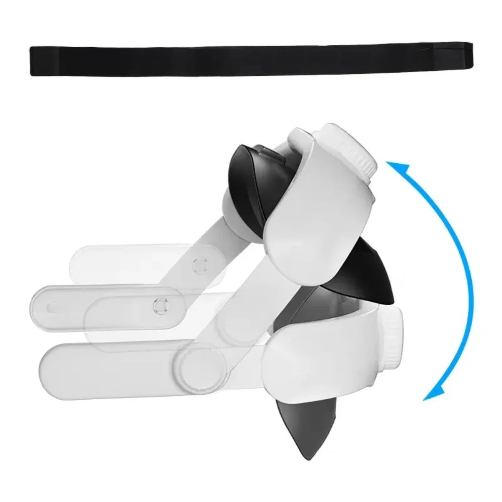 Hbv-456 adjustable head strap for oculus quest 3 vr replaceable headset strap