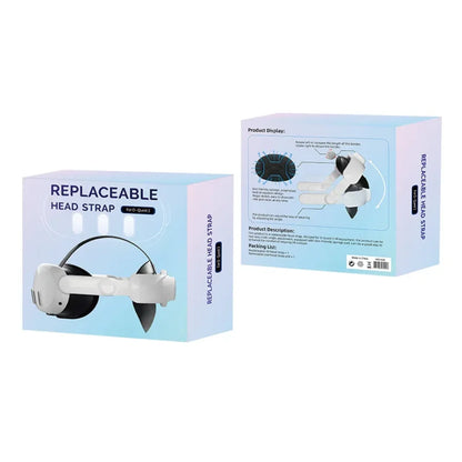 Hbv-456 adjustable head strap for oculus quest 3 vr replaceable headset strap