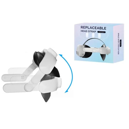 Hbv-456 adjustable head strap for oculus quest 3 vr replaceable headset strap