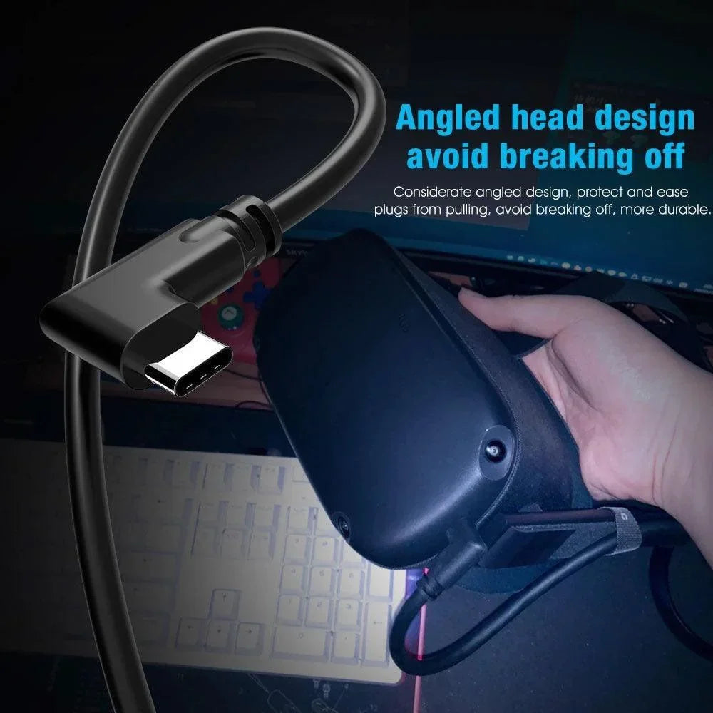 Oculus headset cable pc vr for quest 2 and quest link