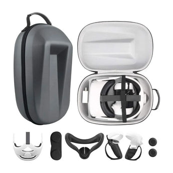 Travel case for oculus quest 2 halo strap