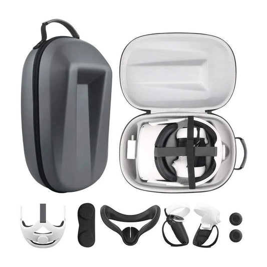 Travel case for oculus quest 2 halo strap
