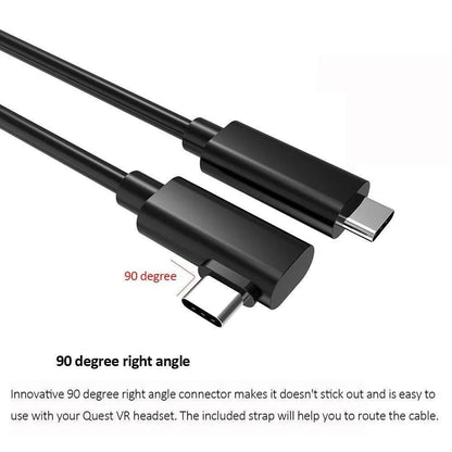 Usb c to usb c cable compatible for oculus