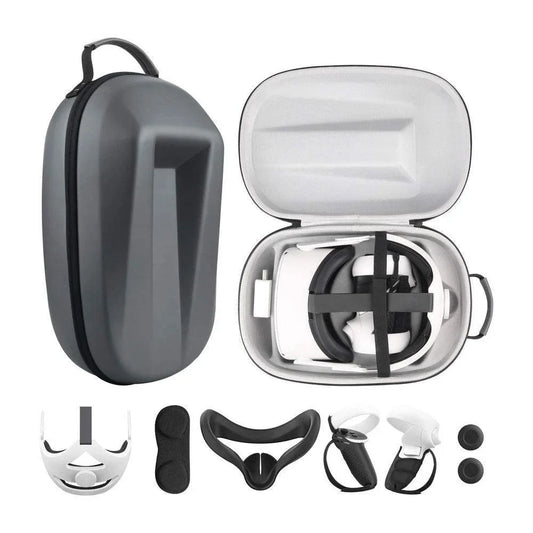 Travel case for oculus quest 2 halo strap - console | oculus essentials