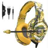 Onikuma k1-b pro camo elite stereo gaming headset | yellow JOD 15