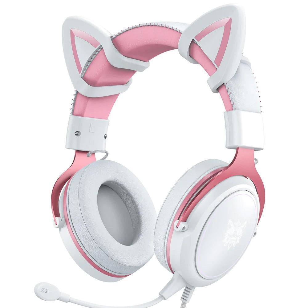ONIKUMA X10 Pink Cat Ears Gaming Headset JOD 25