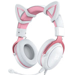 Onikuma x10 pink cat ears gaming headset - Fun Touch