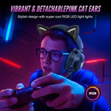 Onikuma x11 cat ears wired over ear gaming headphone - Fun Touch