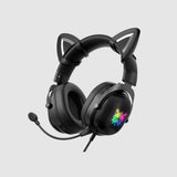 Onikuma x11 cat ears wired over ear gaming headphone - Fun Touch