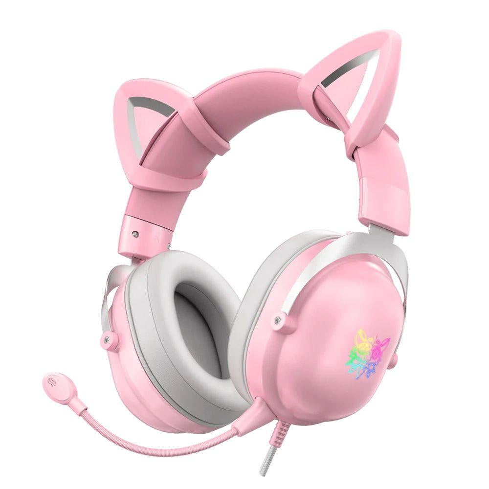 Onikuma x11 cat ears wired over ear gaming headphone - Fun Touch