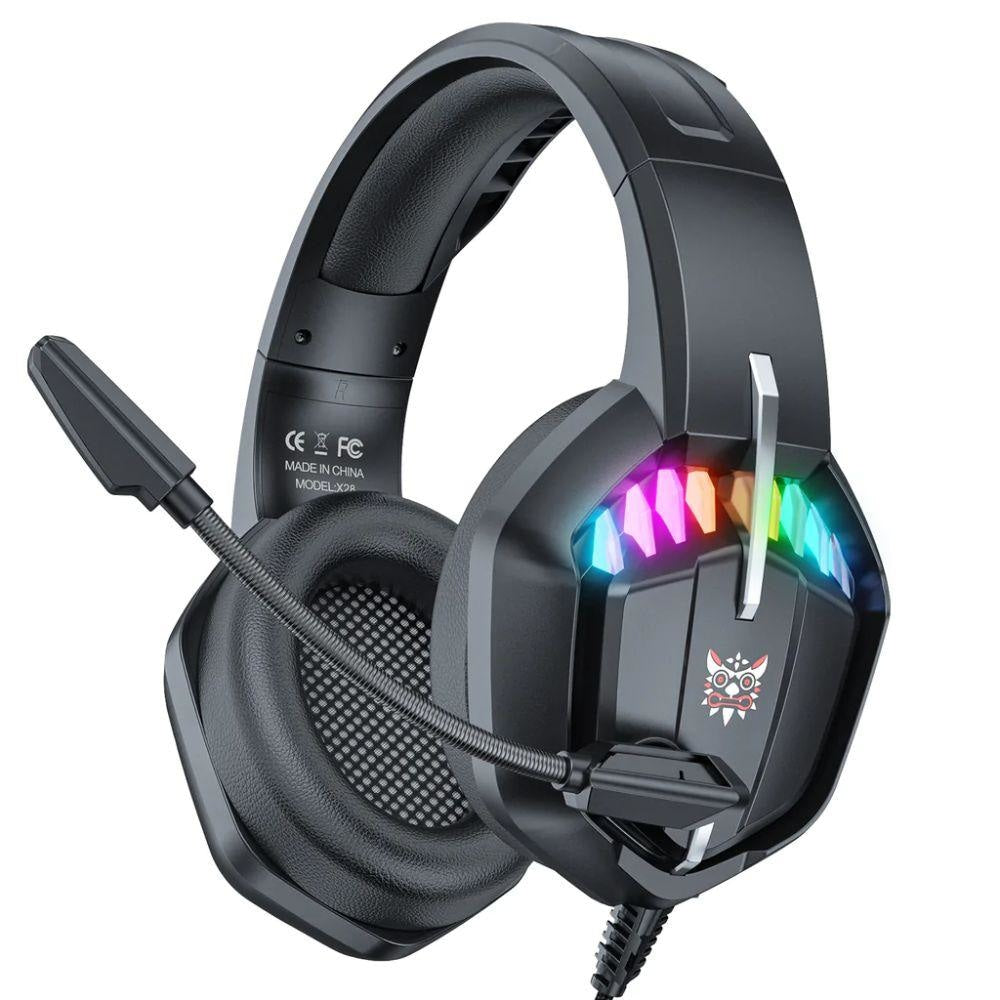 Onikuma x28 rgb professional gaming headphone - Fun Touch