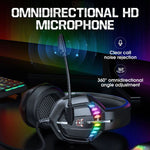 Onikuma x28 rgb professional gaming headphone - Fun Touch