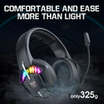 Onikuma x28 rgb professional gaming headphone - Fun Touch