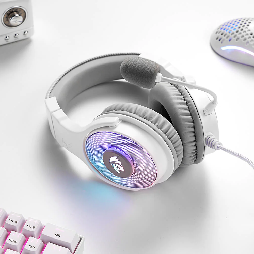 PANDORA H350 White RGB Headset Headset 3.5