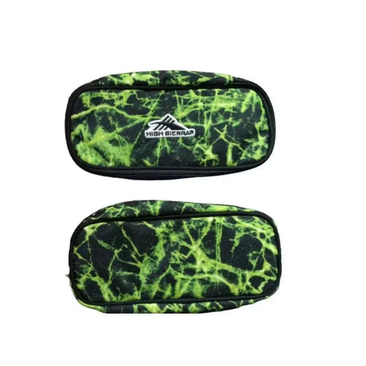 High sierra icon slim pencil case a lime fire/black briefcases