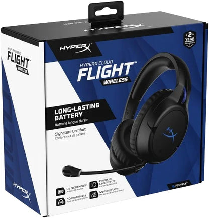 Hyperx cloud flight – wireless gaming headset for ps5 and ps4 up to 30-hour battery - playstation headsets & accessories