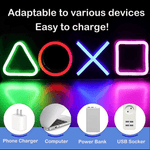 Playstation icon neon sign led - Fun Touch