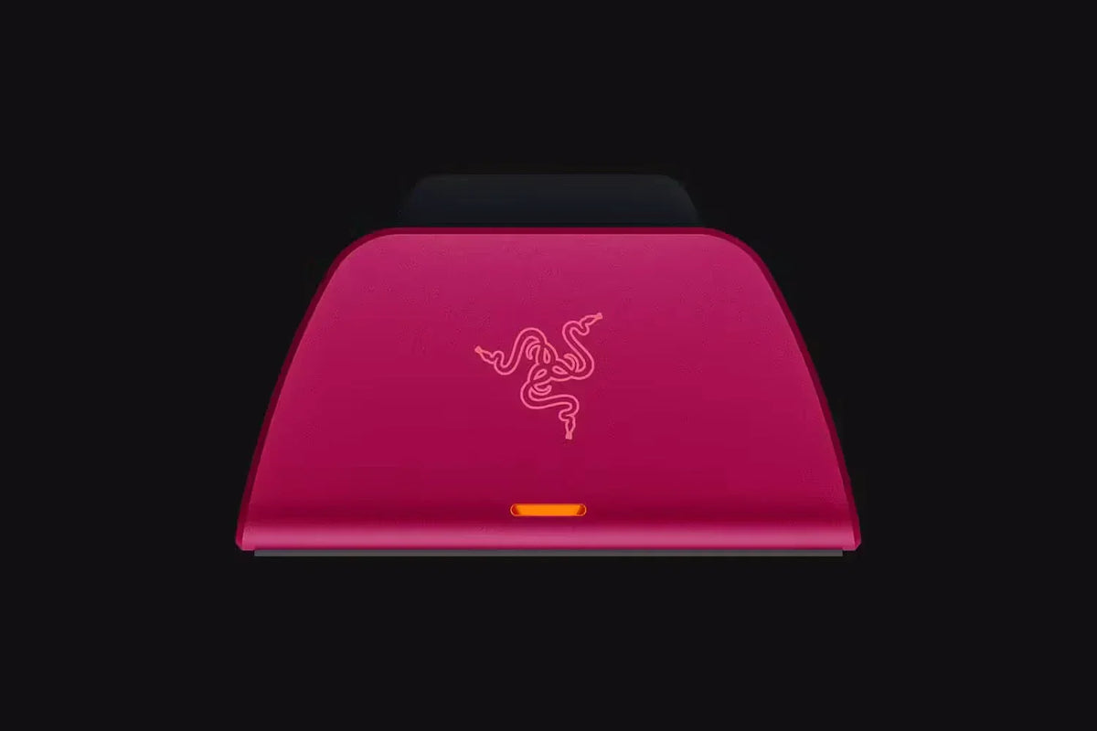 Razer quick charging stand for ps5™ - red - playstation consoles
