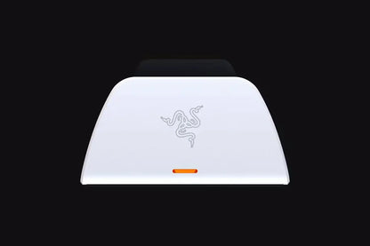 Razer quick charging stand for ps5™ - white - playstation headsets & accessories