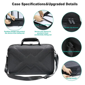 Portable bag for ps5 slim console hard case