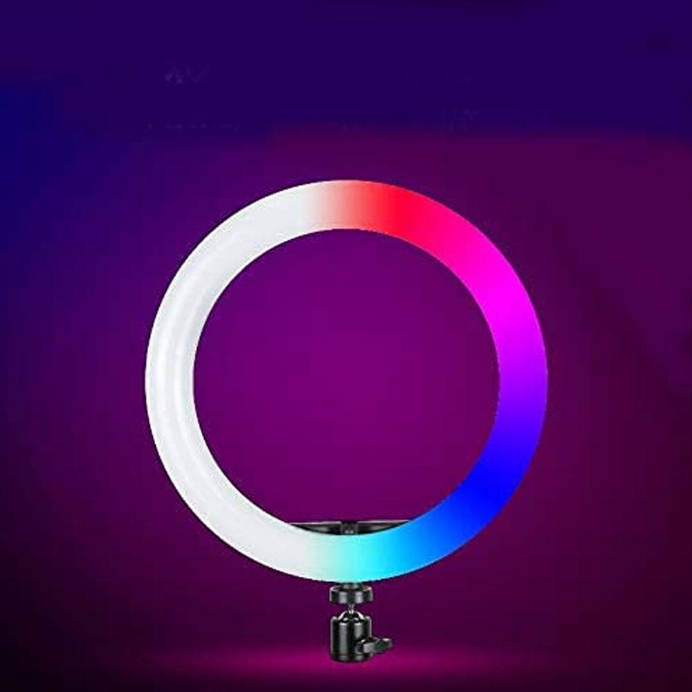 Portable MJ26 12’’ RGB Desktop Soft LED Ring Light Streaming