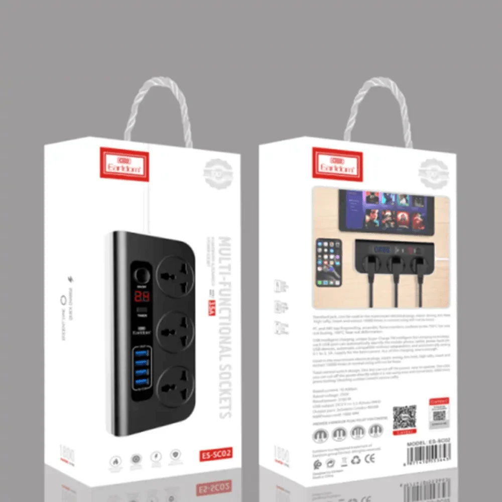 Earldom sc02 digital multifunctional power sockets
