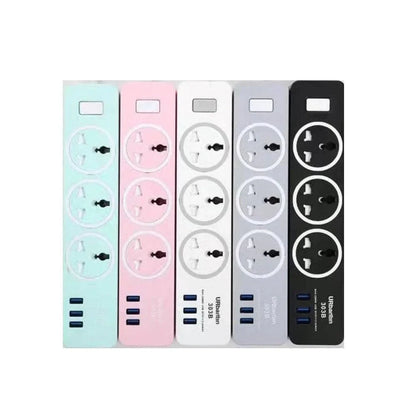 Gjby gc-05 universal smart socket power strip with 3 usb ports