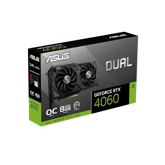 Asus dual geforce rtx™ 4060 oc edition 8gb gddr6 (pcie 4.0 8gb gddr6 dlss 3,