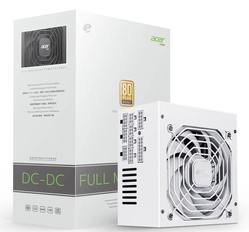 Fonte para pc atx 650w 80plus bronze full modular acer ac650 computer power