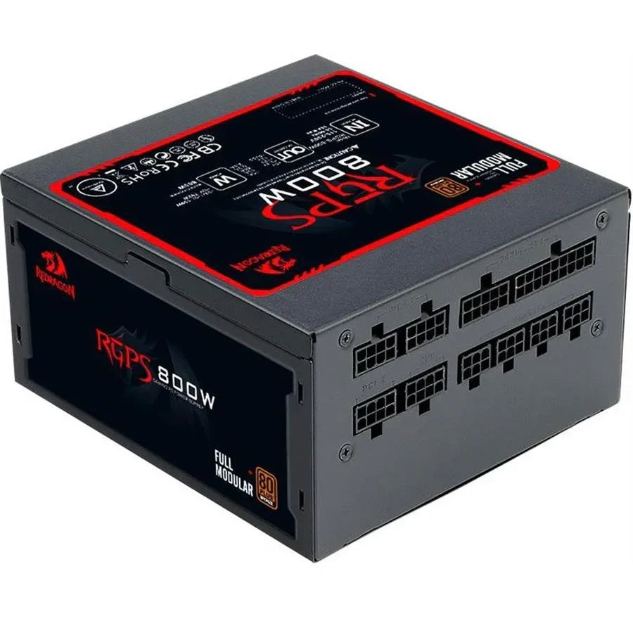 Redragon rgps gc-ps011 800w 80 plus bronze gaming pc power supply computer