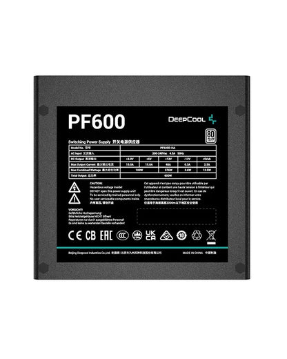 The deepcool pf series power supply unit offers safe and stable power computer