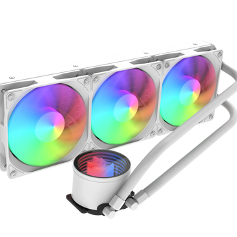 Water cooler redragon ccw-3013 argb 240mm -white computer system cooling parts
