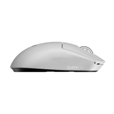 Logitech PRO X SUPERLIGHT 2 SE features advanced HERO 2 sensor, robust LIGHTSPEED wireless at 1 kHz report rate, and LIGHTFORCE switches while delivering up to 88 hours of battery life. WHITE
