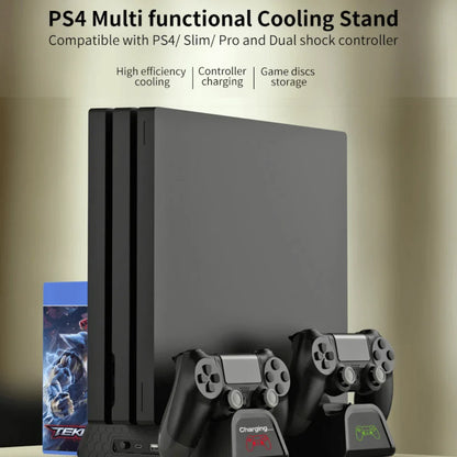 Ps4 multifunctional cooling stand tp4-882c