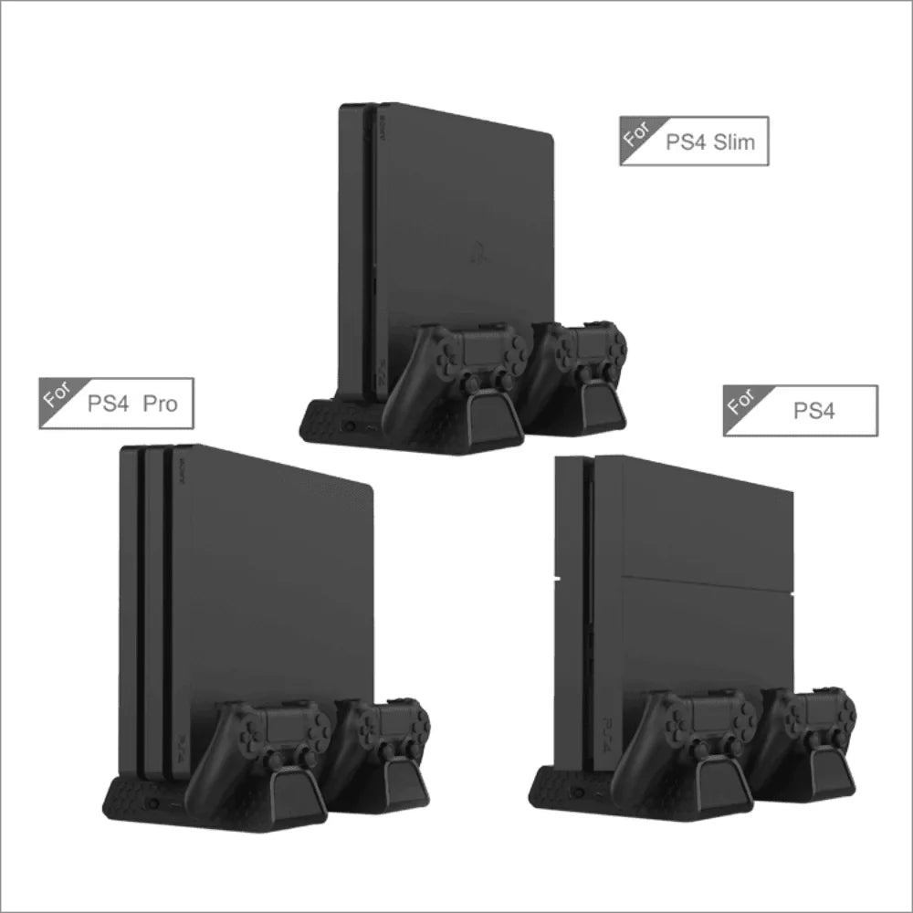 Ps4 slim pro multi-functional charging & cooling stand tp4-882