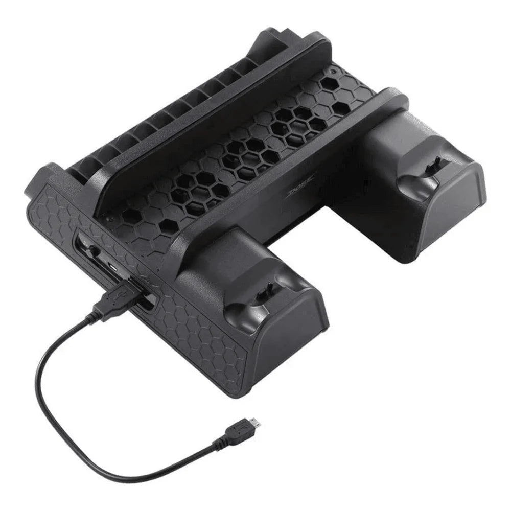 Ps4 slim pro multi-functional charging & cooling stand tp4-882