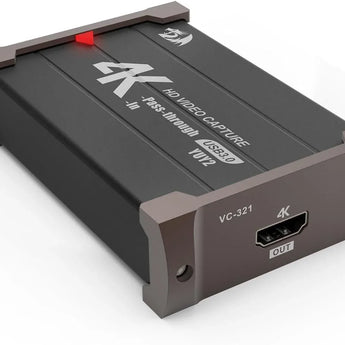 Redragon vc321 4k video capture card usb 3.0 1080p 60fps video capture 4k hdmi