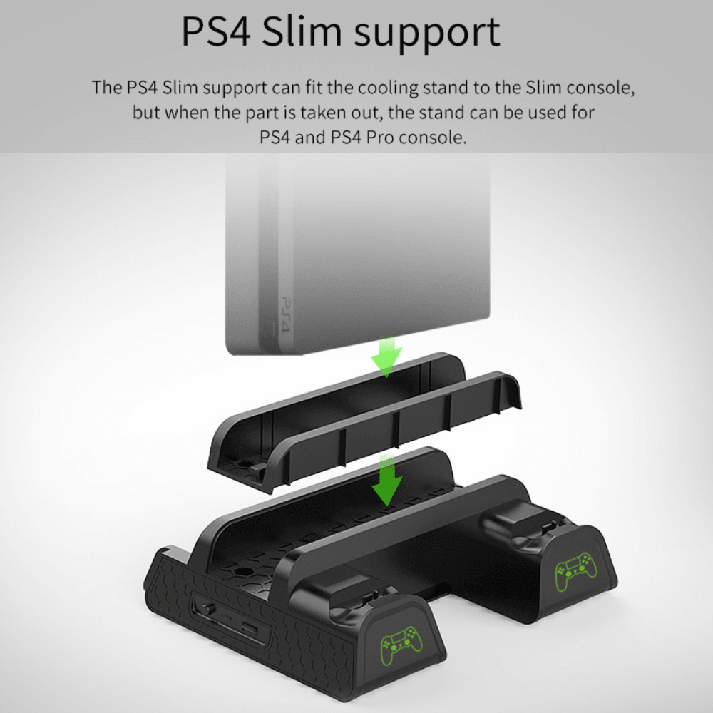 Ps4 multifunctional cooling stand tp4-882c - Fun Touch