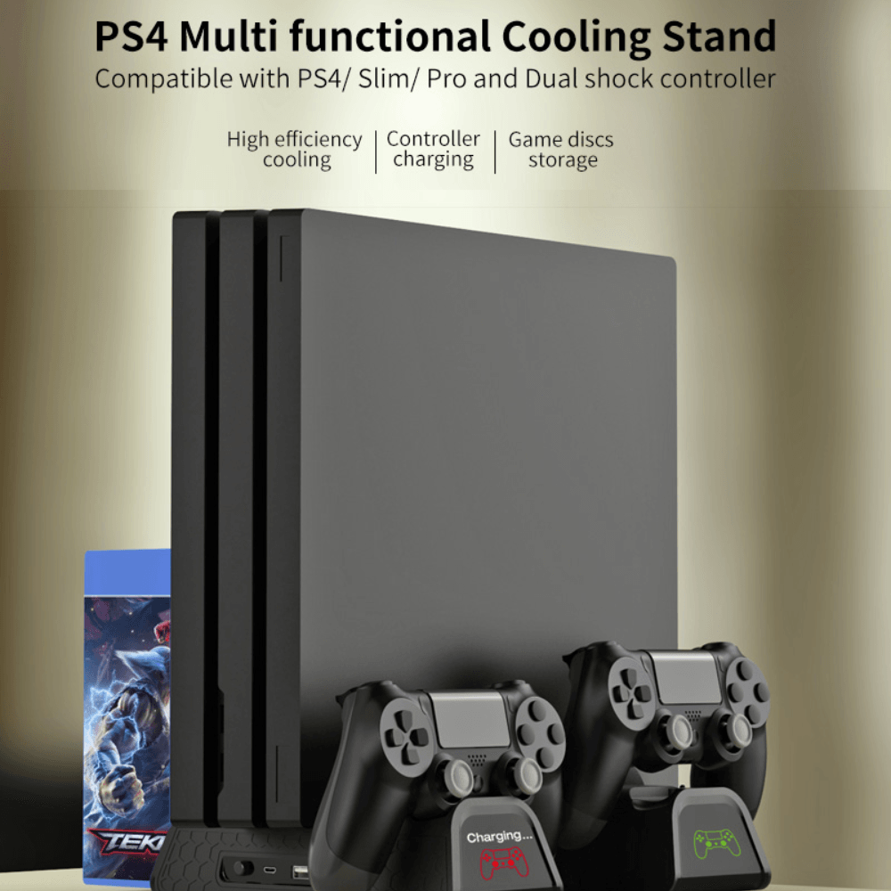 Ps4 multifunctional cooling stand tp4-882c - Fun Touch