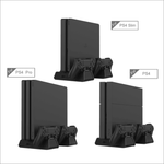 Ps4 slim pro multi-functional charging & cooling stand tp4-882 - Fun Touch