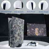 Camouflage face plates cover shell panels for ps5 disc edition console
