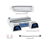 Dobe for ps5 slim host multifunctional heat dissipation base for p5 game