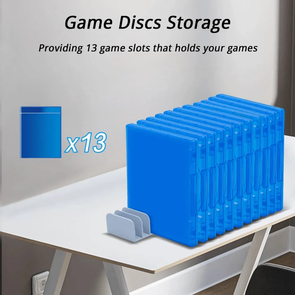 Dobe headset storage set with game disc rack for ps5 (tp5-2509)